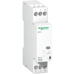 Power contactor, 1 pole, 20 A, 230 V, 1 Form A (N/O), A9C15030