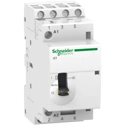 Installation contactor, 3 pole, 25 A, 400 V, 3 Form A (N/O), coil 240 VAC, screw connection, A9C21833