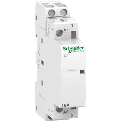 Installation contactor, 1 pole, 16 A, 250 VAC, 1 Form A (N/O), coil 24 VAC, screw connection, A9C22111