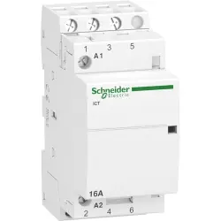 Installation contactor, 3 pole, 16 A, 400 V, 3 Form A (N/O), coil 240 VAC, A9C22813