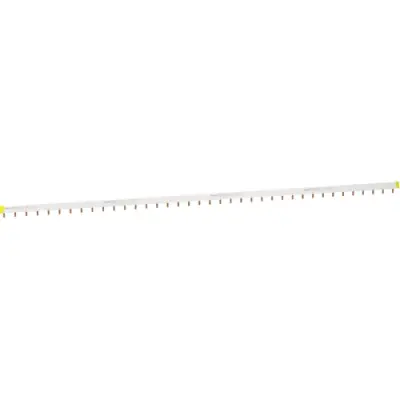 Phase bar, cut to length, 1P+auxiliary switch, 57 HP, 100A for tunnel clamp/double clamp, A9XAH157 - 1