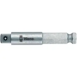 1/2 inch adapter, external hexagon/square, 1/2 inch, L 75 mm, 05050510001