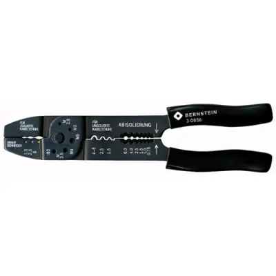 Crimping pliers for non-insulated connector, 1.5-6.0 mm², Bernstein 3-0856 - 1