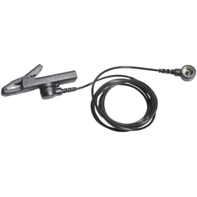 Grounding cable, push button Ø 10 mm, 1.8 m, 2 x push button, 9-343 - 1