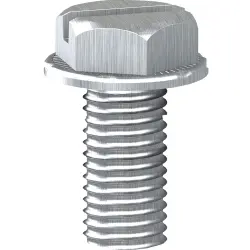 Mounting screw, silver, for enclosure, AF1VA618