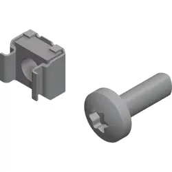 Spacial SM cage nuts, M6, packing unit: 100 pieces