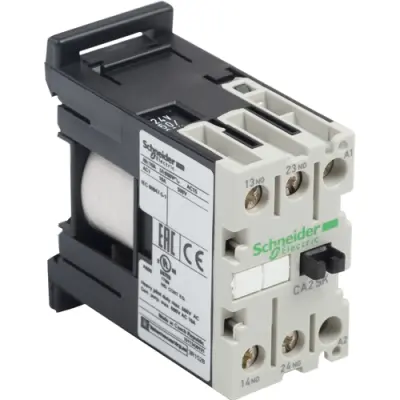 Auxiliary contactor, 2 pole, 10 A, 2 Form A (N/O), coil 230 VAC, screw connection, CA2SK20P7 - 1