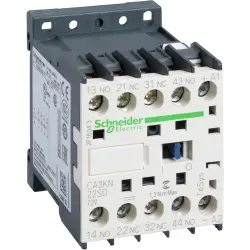 Auxiliary contactor, 4 pole, 10 A, 2 Form A (N/O) + 2 Form B (N/C), coil 72 VDC, screw connection, CA3KN22SD