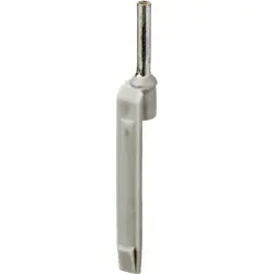 Insulated wire end ferrule, 2.5 mm², 14 mm long, NF C 63-023, gray, DZ5CA025
