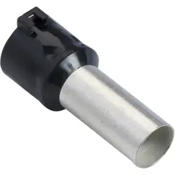 Insulated wire end ferrule, 16 mm², 24 mm long, NF C 63-023, white, DZ5CA162