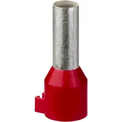 Insulated wire end ferrule, 35 mm², 30 mm long, NF C 63-023, red, DZ5CA352
