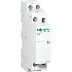 Contactor, 2 pole, 16 A, 250 VAC, 2 Form A (N/O), coil 240 VAC, screw connection, GC1620M5