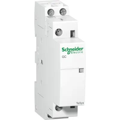 Contactor, 2 pole, 16 A, 250 VAC, 2 Form A (N/O), coil 240 VAC, screw connection, GC1620M5 - 1