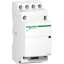 Contactor, 4 pole, 25 A, 250 VAC, 4 Form A (N/O), coil 240 VAC, screw connection, GC2540M5