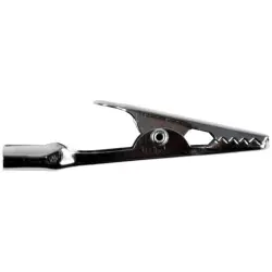 Crocodile clip for banana plug
