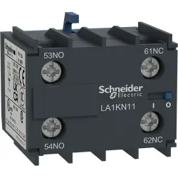 Auxiliary switch block, 10 A, 690 V, 2 Form A (N/O), screw connection, LA1KN20