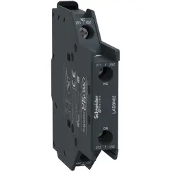 Auxiliary switch block, 2 pole, 10 A, 2 Form B (N/C), screw connection, LAD8N02