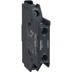 Auxiliary switch block, 2 pole, 10 A, 2 Form A (N/O), screw connection, LAD8N20