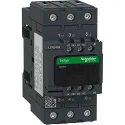 Power contactor, 3 pole, 40 A, 400 V, 3 Form A (N/O), coil 230 VAC, screw connection, LC1D40AP7