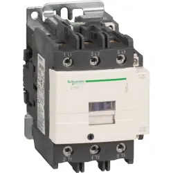 Power contactor, 3 pole, 80 A, 400 V, 3 Form A (N/O), coil 24 VAC, screw connection, LC1D80B7