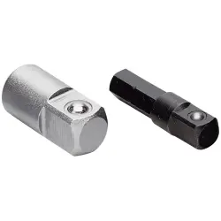 Adapter, internal/external square, 1/4 inch, 3/8 inch, 23782
