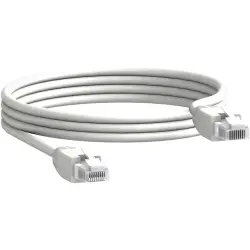 Patch cable, RJ45 plug, straight to RJ45 plug, straight, 5 m, gray, TRV00850