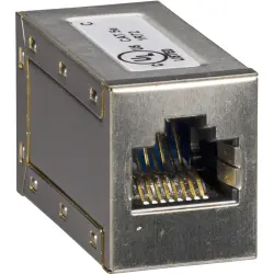 Modular adapter, RJ45 socket to RJ45 socket, straight, Cat 6, TRV00870