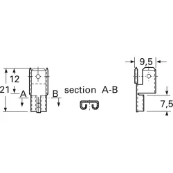 Multi-connector, Straight, 2, Plug connection