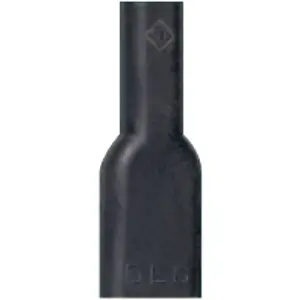 Insulating sleeve for 6.3 mm, TPE, black, 01150090010 - 1