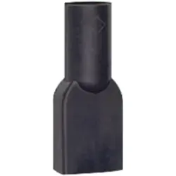 Insulating sleeve for 6.3 mm, TPE, black, 01150110010