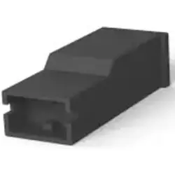 Insulating housing for 6.35 mm, 1 pole, PA, UL 94V-2, black, 154719