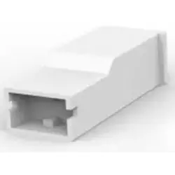 Insulating housing for 6.35 mm, 1 pole, PA, UL 94V-2, natural, 154719-1