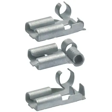 Uninsulated flat plug sleeve, 6.3 x 0.8 mm, 0.5 to 1.5 mm², brass, tin-plated, 3725 - 1