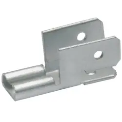 Unisulated multiple tab 6.3x0.8 mm, 20.5 mm length