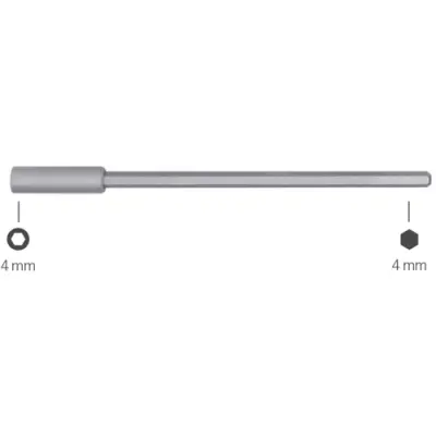 Bit adapter, hexagon, BL 90 mm, L 115 mm, 6-340-2 - 1