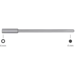 Bit adapter, hexagon, BL 90 mm, L 115 mm, 6-340-2