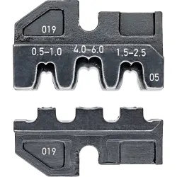 Crimping die for uninsulated connectors, 0.5-6.0 mm², AWG 20-10, 97 49 05