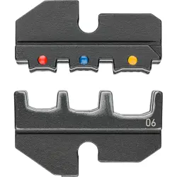 Crimping die for tubular cable lugs and connector, 0.5-6.0 mm², AWG 20-10, 97 49 06