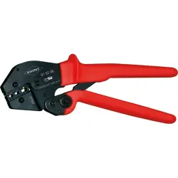 Crimping pliers for insulated cable lugs/connectors, for two-handed operation, 0.5-6.0 mm², AWG 20-10, Knipex 97 52 06