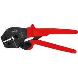 Crimping pliers for non-insulated connector, 0.5-10 mm², AWG 20-7, Knipex 97 52 13