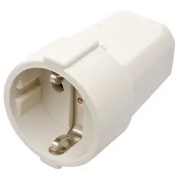 Schuko jack 820005-02 white