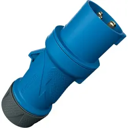 CEE plug, 3 pole, 16 A/230 V, 6 h, IP54, 13521