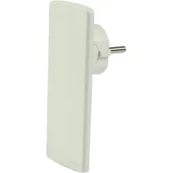 Extra-flat plug EVOline® with 5 mm installation height, white