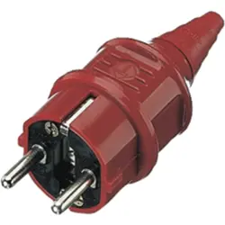 Heavy-duty Schuko-style plug, 10839