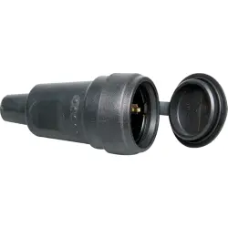 Schuko-style rubber coupling, 181416067