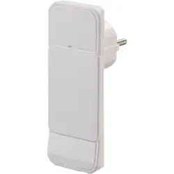 Flat Schuko plug, 16 A/250 V, white