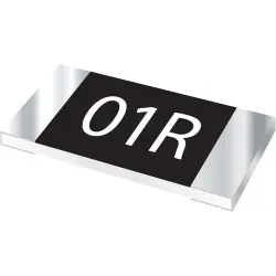 Resistor, thick film, SMD 0603 (1608), 0 Ω, 0.1 W, ±5 %, CR0603-J/-000ELF