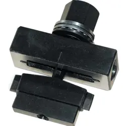 Metal plate hole punch, rectangular, for Sub-D connector 15 pole, 01367