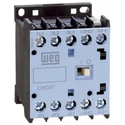 Compact contactor, 3 pole, 18 A, 230 V, 3 Form A (N/O), screw connection, 12487288