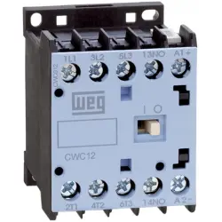 Compact contactor, 3 pole, 22 A, 230 V, 3 Form A (N/O), screw connection, 12487234
